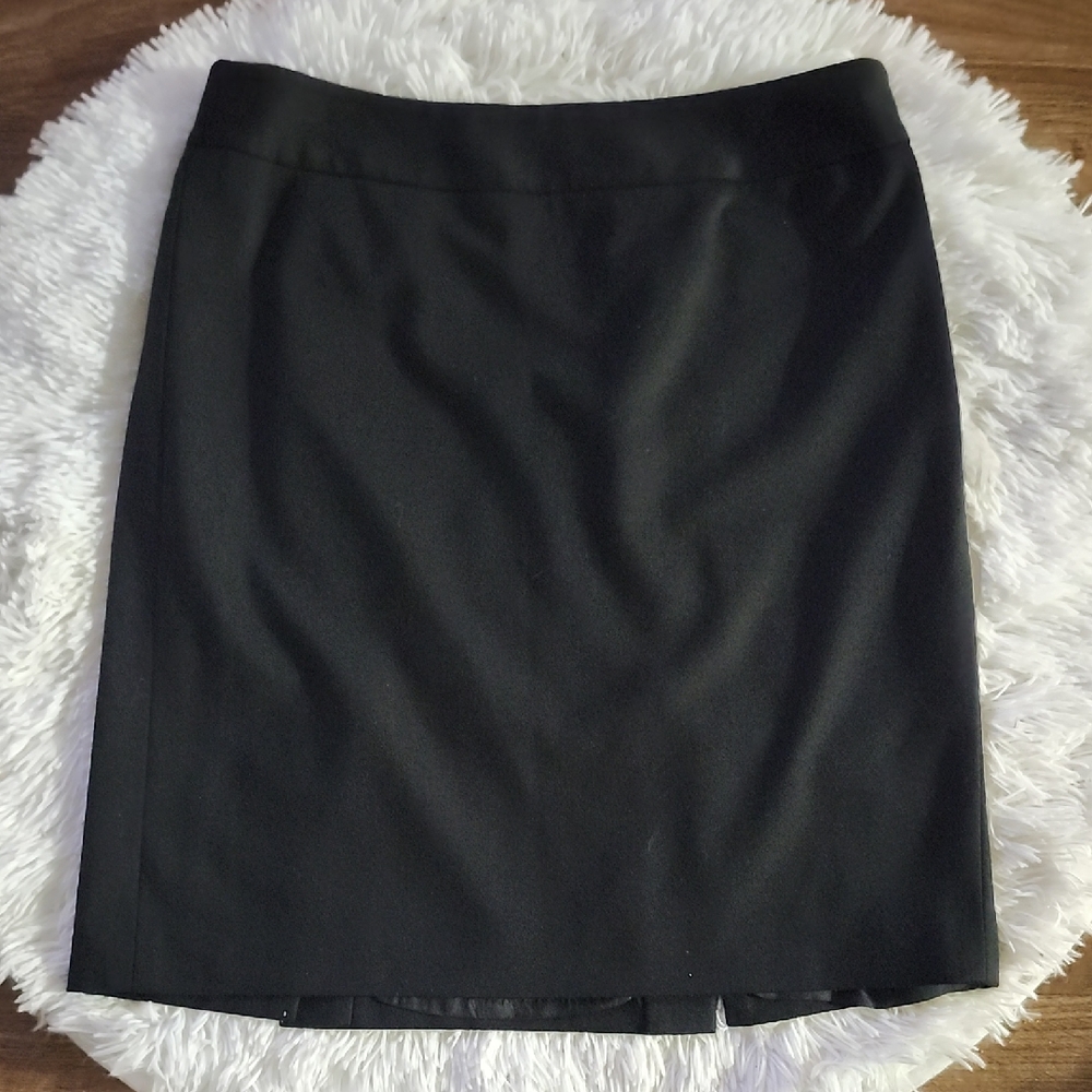 Ann Taylor LoFT Classic Black Pencil Skirt Sz 10 Business Casual Office Siren